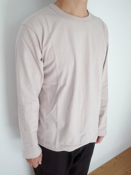 BETTER RAFFY COTTON L/S T-SHIRT SAND