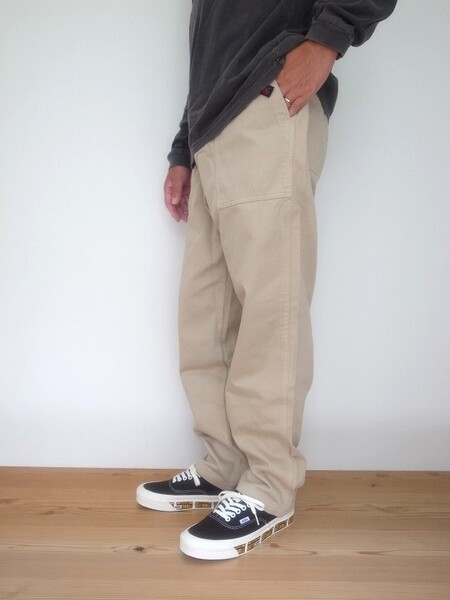 Gramicci LOOSE TAPERED RIDGE PANTS OAT