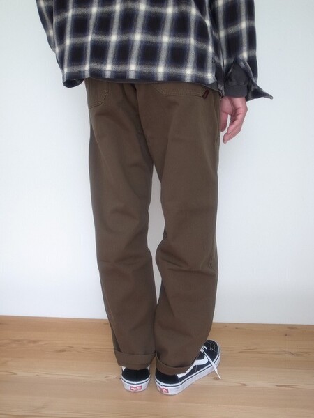 Gramicci LOOSE TAPERED RIDGE PANTS PINE