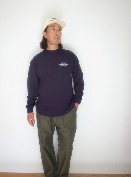 WESTERN HYDRODYNAMIC RESERCH WORKER LS TEE JP NAVY