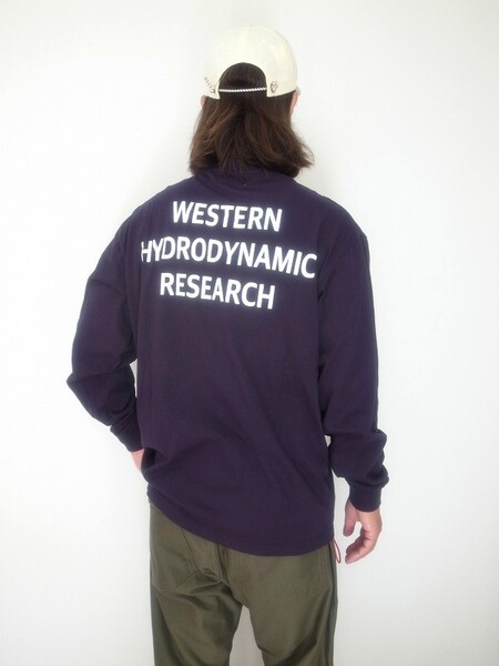WESTERN HYDRODYNAMIC RESERCH WORKER LS TEE JP NAVY