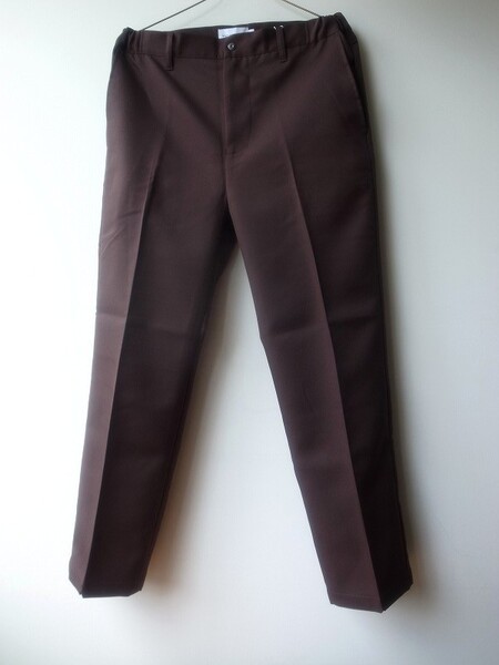 Manual Alphabet TWILL SEMI-EASY TROUSERS BROWN