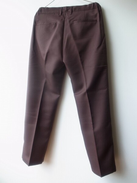 Manual Alphabet TWILL SEMI-EASY TROUSERS BROWN