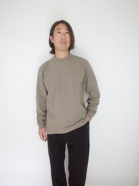 BETTER L/S TUBE T-SHIRT KHAKI