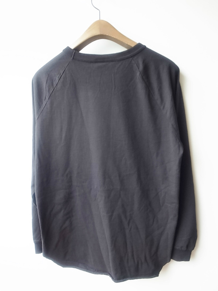 WALLA WALLA SPORT L/S LOOSE BASEBALL TEE BLACK