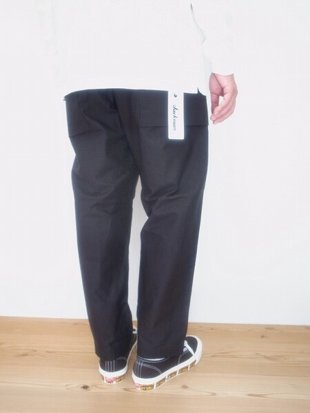 Jackman Back Nep Umps Pants BLACK