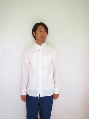 Ordinary fits  INVISIBLE B/D SHIRTS S076 WHITE
