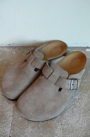 BIRKENSTOCK Boston 060461/060463Velours/Taupe