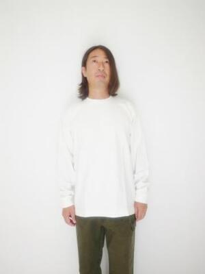 BETTER L/S TUBE T-SHIRT OFF WHITE