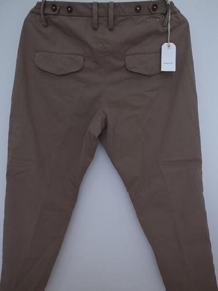 Ordinary fits ladys TUCK TROUSER GRAY BEIGE