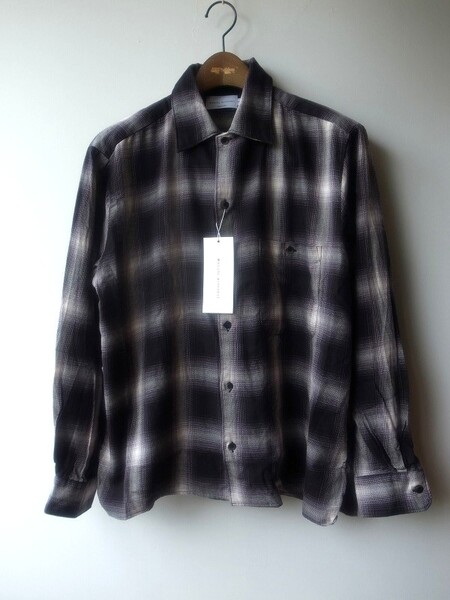 Manual Alphabet  OMBRE CHECK L/S SHIRTS MA-S-856