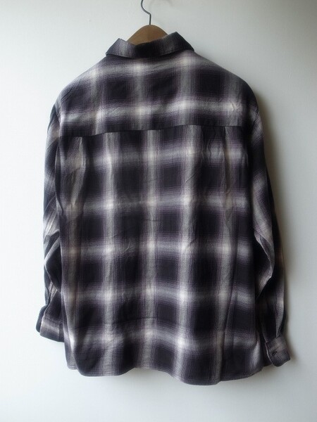 Manual Alphabet  OMBRE CHECK L/S SHIRTS MA-S-856