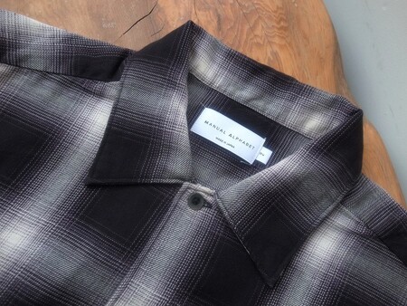 Manual Alphabet  OMBRE CHECK L/S SHIRTS MA-S-856