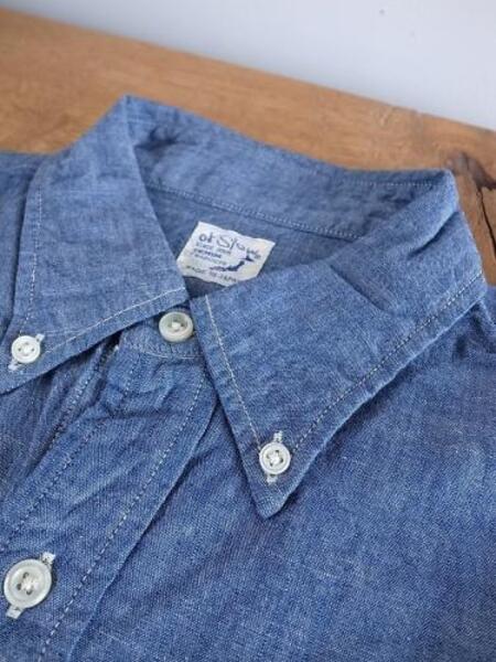 orslow メンズ　BUTTON DOWN SHIRTS CHAMBRAY