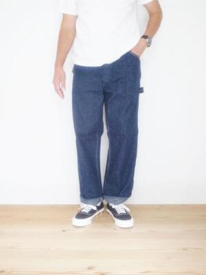 Orslow PAINTER PANTS DENIM ONE WASH