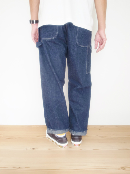 Orslow PAINTER PANTS DENIM ONE WASH