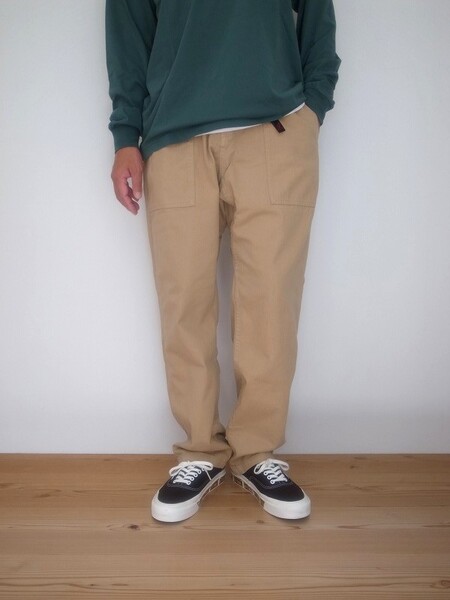 Gramicci LOOSE TAPERED RIDGE PANTS CHINO