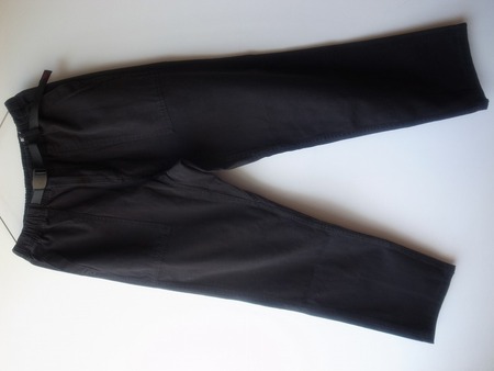 Gramicci LOOSE TAPERED RIDGE PANTS BLACK