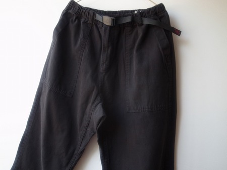 Gramicci LOOSE TAPERED RIDGE PANTS BLACK