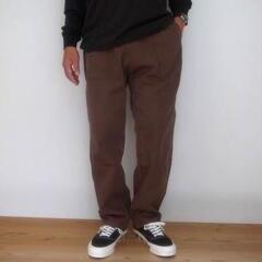 Gramicci LOOSE TAPERED RIDGE PANTS BROWN PIGMENT