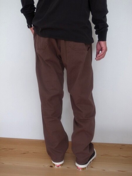 Gramicci LOOSE TAPERED RIDGE PANTS BROWN PIGMENT