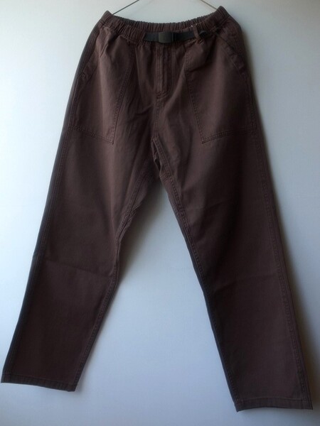 Gramicci LOOSE TAPERED RIDGE PANTS BROWN PIGMENT