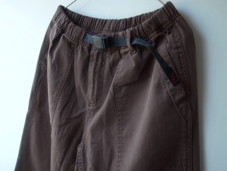 Gramicci LOOSE TAPERED RIDGE PANTS BROWN PIGMENT