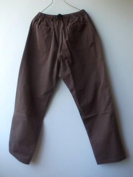 Gramicci LOOSE TAPERED RIDGE PANTS BROWN PIGMENT