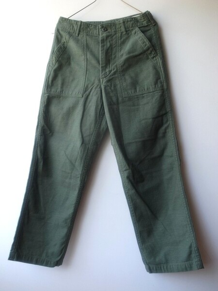 orslow SHORT LENGTH  US ARMY FATIGUE PANTS GREEN