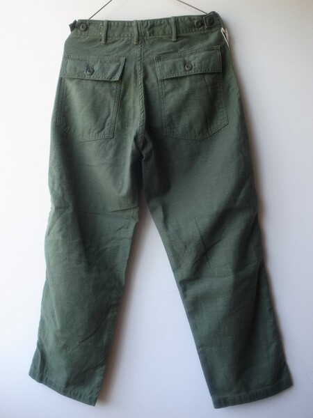 orslow SHORT LENGTH  US ARMY FATIGUE PANTS GREEN