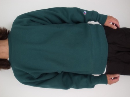 Champion REVERSE WEAVE SWET SHIRT ディープグリーン