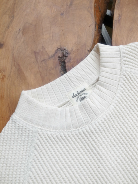 Jackman Waffle Midneck IVORY