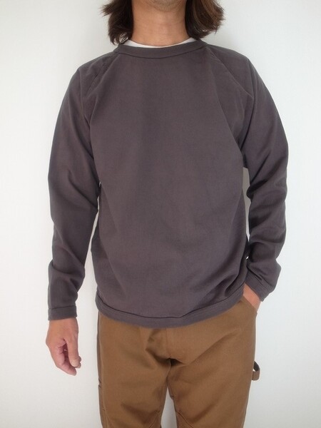 WALLA WALLA SPORT L/S RAGLAN RIB LOOSE TEE  CHACOA