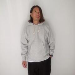 Champion REVERSE WEAVE PULLOVER HOODED SHIRT シルバー