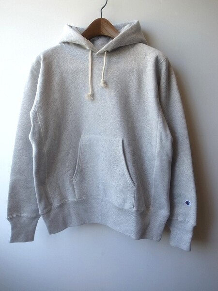 Champion REVERSE WEAVE PULLOVER HOODED SHIRT シルバー