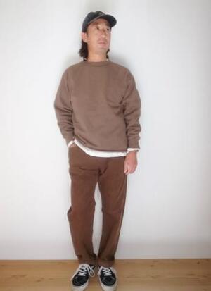 WALLA WALLA SPORT 13oz CREW SWEAT SHIRT  MOCHA