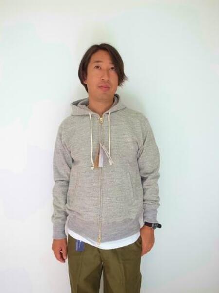 Jackman JM7873 GG Sweat Parka Heather Gray | DOWN THE LINE