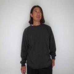 WALLA WALLA SPORT L/S LOOSE BASEBALL TEE P BLACK