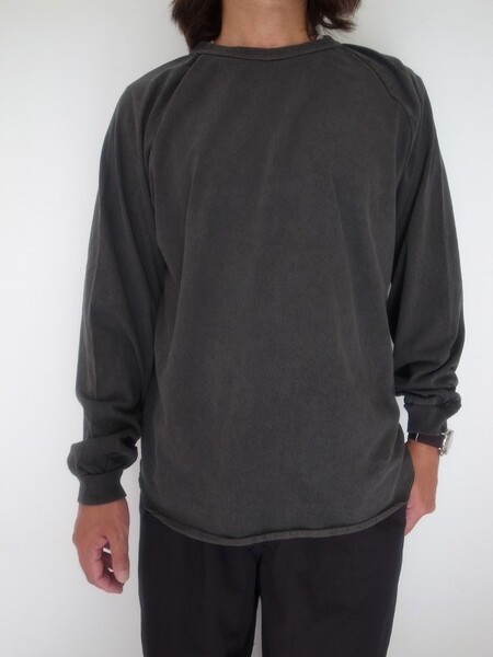 WALLA WALLA SPORT L/S LOOSE BASEBALL TEE P BLACK