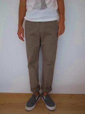 HEALTH ヘルス COMFORT SLIM PANTS　GRAYKHAKI