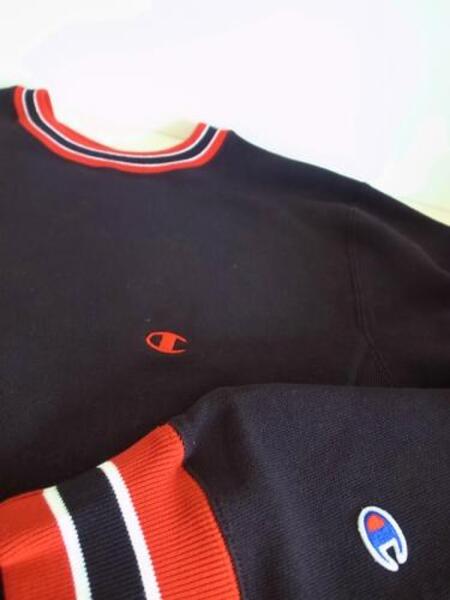 Champion REVERSE WEAVE CREW NECK SWEAT BLACK