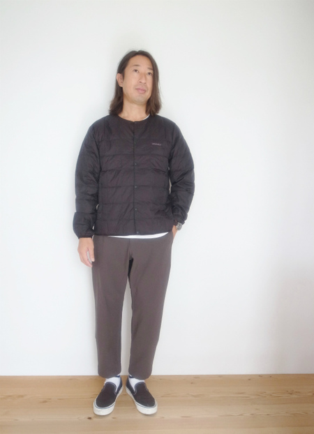 TAION×GRAMICCI INNER DOWN JACKET BLACK