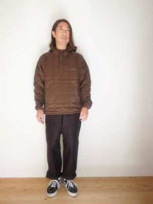 TAION×GRAMICCI DOWN PULLOVER JACKET DEEP OLIVE