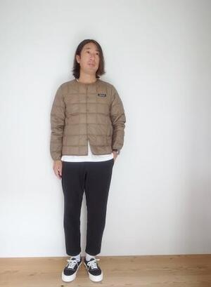 TAION×GRAMICCI INNER DOWN JAKET BEIGE
