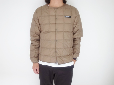 TAION×GRAMICCI INNER DOWN JAKET BEIGE