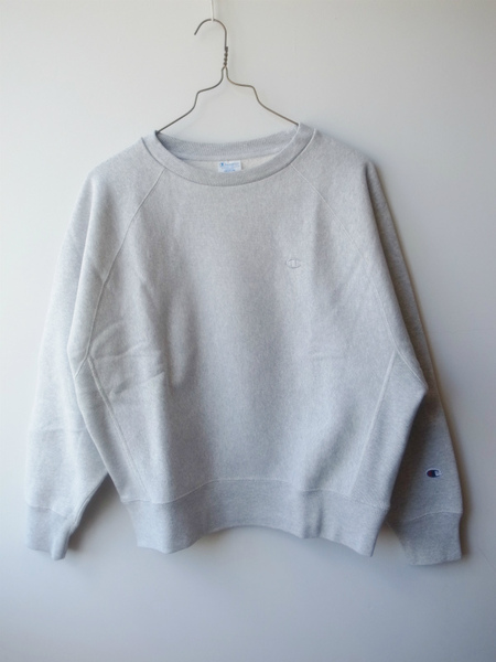 Champion REVERSE WEAVE  CREWNECK SWEAT  Y003シルバーグレ