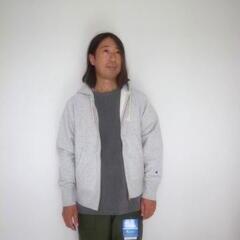 Champion REVERSE WEAVE ZIPUP HOODED SHIRT シルバー