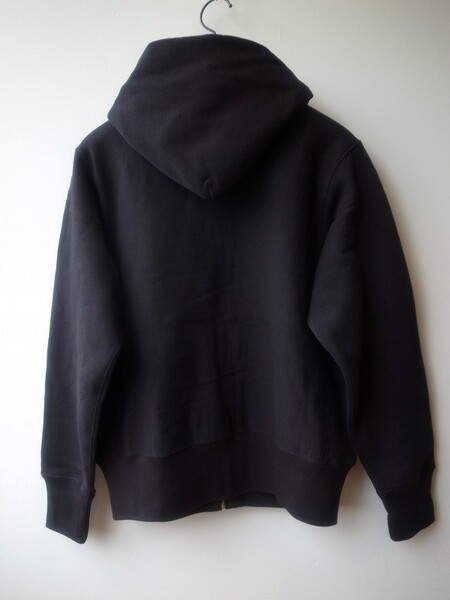 Champion REVERSE WEAVE ZIPUP HOODED SHIRT ブラック