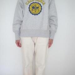 Champion REVERSE WEAVE  CREWNECK SWETSHIRT C003シルバ