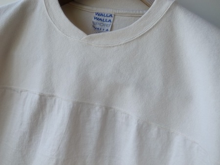 WALLA WALLA SPORT 9oz TUBE  FOOTBALL TEE IVORY